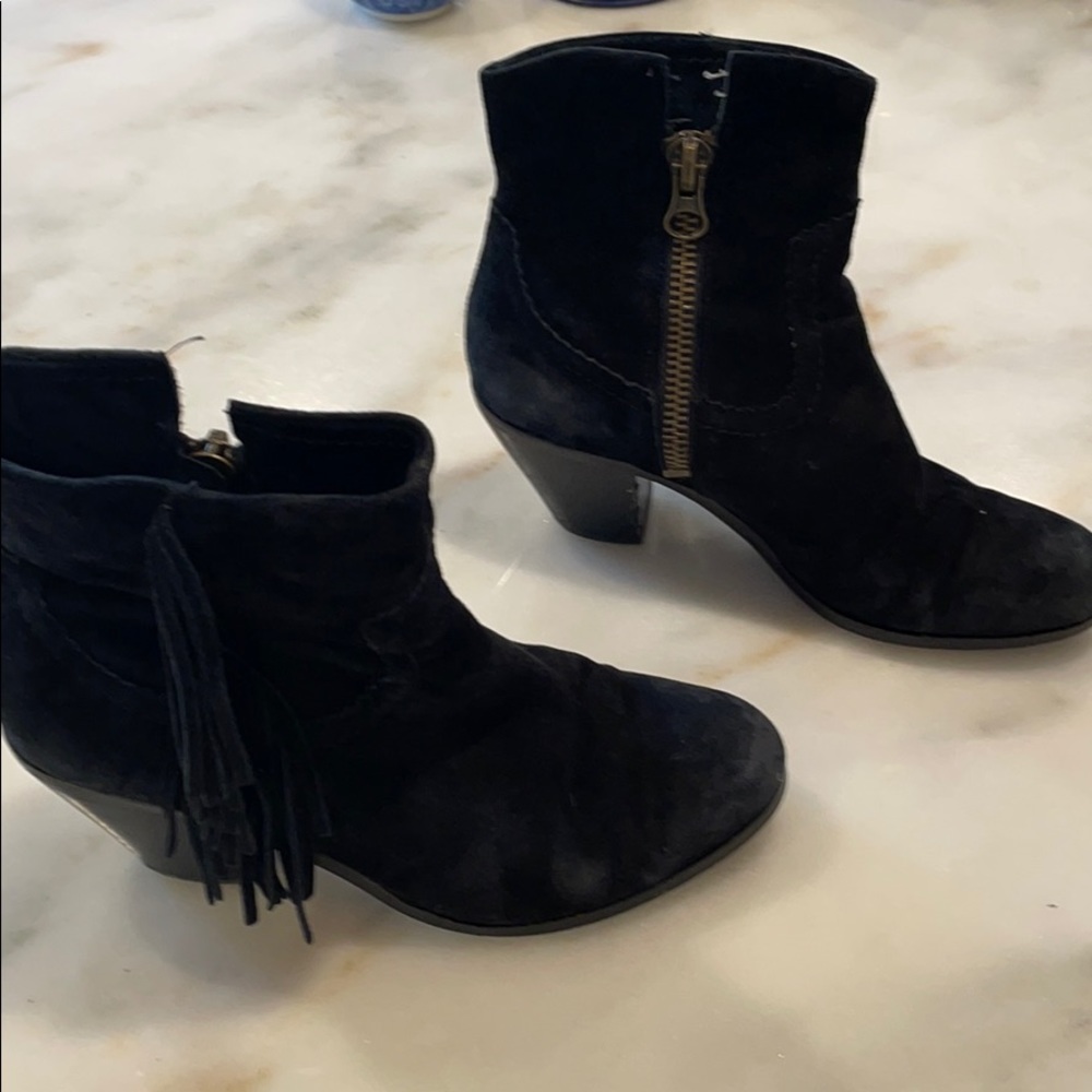 Suede booties